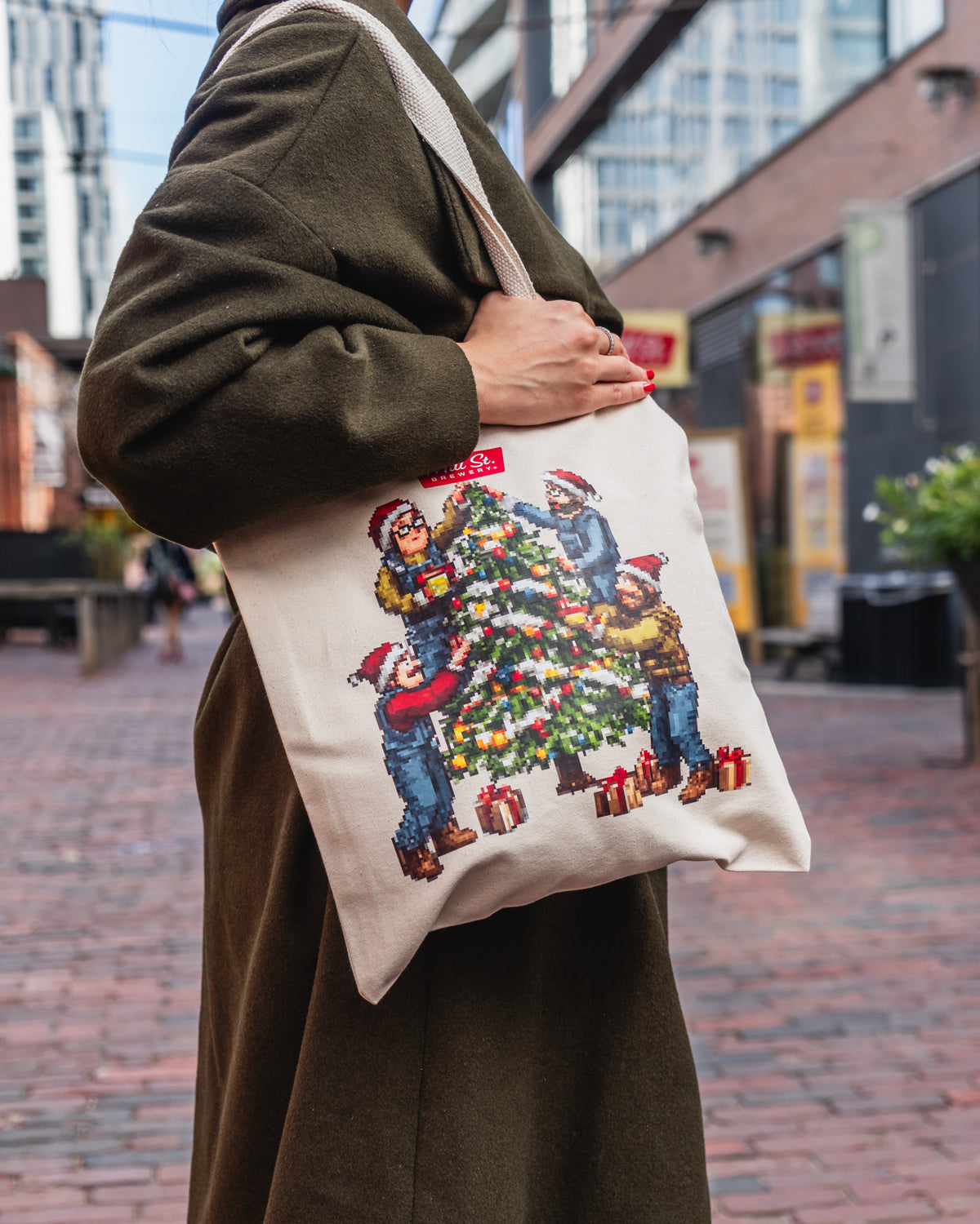 Mill St. Holiday Tote Bag