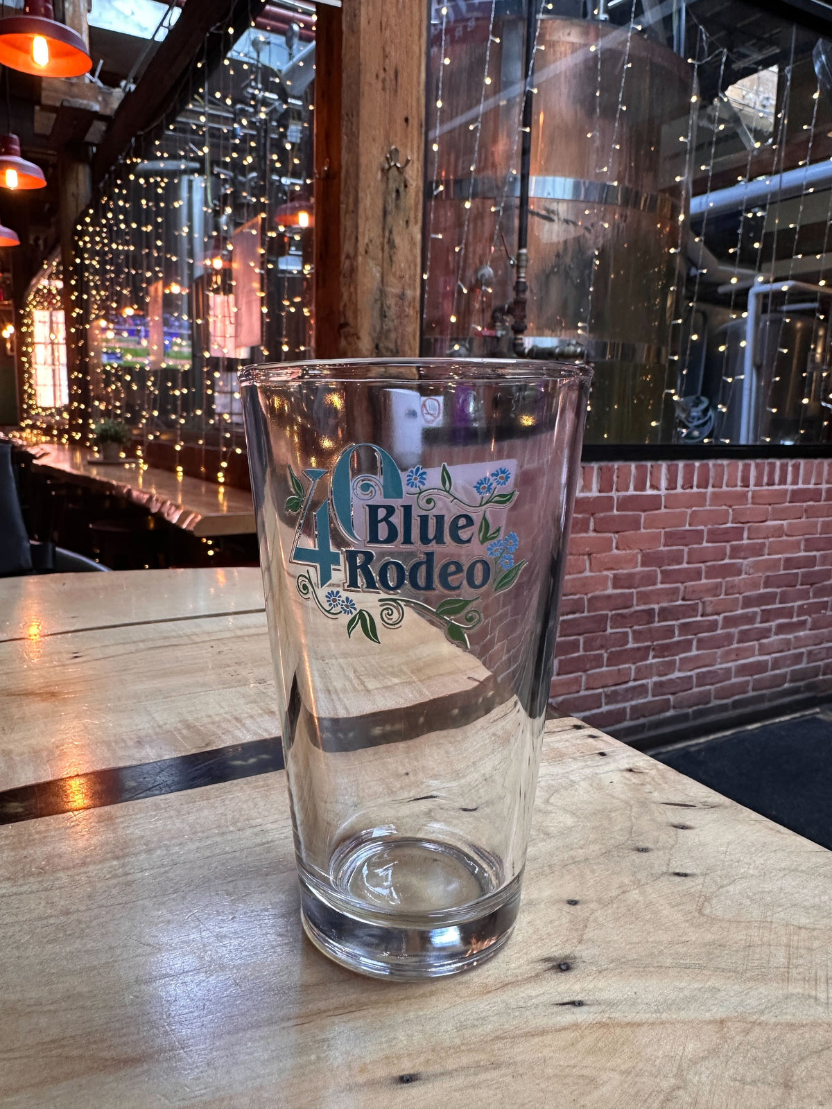 Blue Rodeo 40th Anniversary Pint Glass